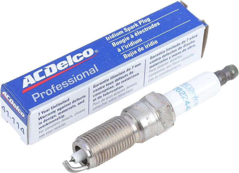 Photo 1 of ACDelco GM Original Equipment 41-114 Iridium Spark Plug (Pack of 1)