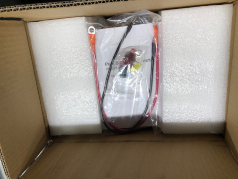 Photo 1 of aeliussine 1000W Pure Sine Wave Inverter-36V DC to 120V AC Power Converter with 2 AC Outlets, 36 Volt Power Inverter for Truck, Rv, Camping, Home, Emergency Power 1000W 36V