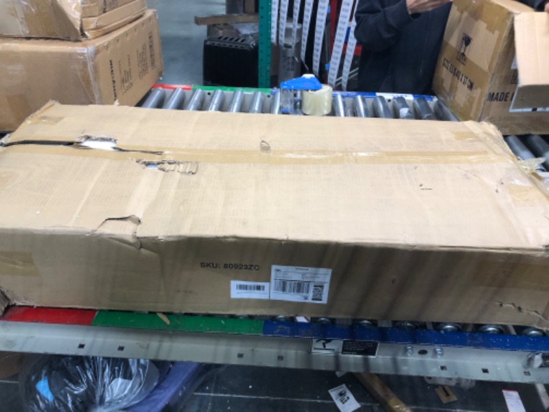 Photo 1 of SUPERJARE Large Bakers Rack with Power Outlets, 6-Tier Microwave Stand, Coffee Bar with 12 S-Shaped Hooks, Kitchen Shelf with Wire Basket, 39.3 x 15.5 x 66.9 Inches, Vintage Brown