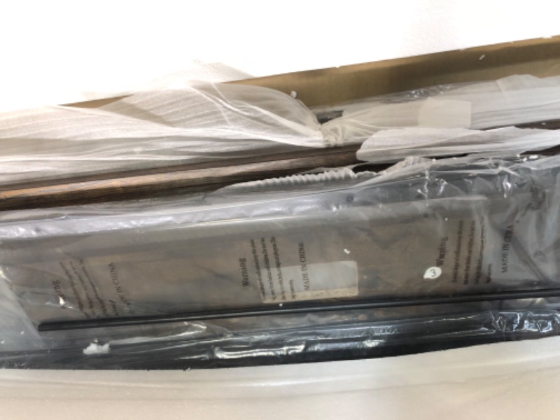 Photo 1 of SUPERJARE Large Bakers Rack with Power Outlets, 6-Tier Microwave Stand, Coffee Bar with 12 S-Shaped Hooks, Kitchen Shelf with Wire Basket, 39.3 x 15.5 x 66.9 Inches, Vintage Brown