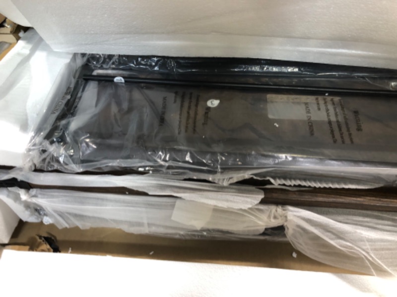 Photo 1 of SUPERJARE Large Bakers Rack with Power Outlets, 6-Tier Microwave Stand, Coffee Bar with 12 S-Shaped Hooks, Kitchen Shelf with Wire Basket, 39.3 x 15.5 x 66.9 Inches, Vintage Brown