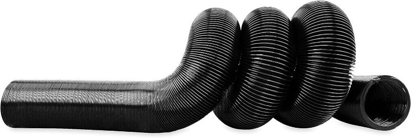 Photo 1 of Camco 20-Foot RV Sewer Hose | Features a Durable HTS Vinyl Construction, Designed to Work with Threaded and Slip Fittings, and has a 3-Inch Diameter Opening (39611) Sewer Hose -12 Mils 20' Black