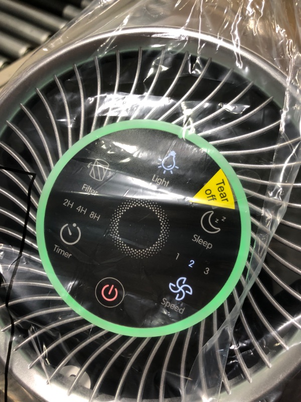 Photo 1 of Clarifion AerClear - Air Purifier for Home, 3-Stage Filtration System with HEPA Filter, Ionize and Clean Air Office Bedroom, Helps With Dust, Pets, Smoke, Pollen, 7 Night Light Mode, Low Noise