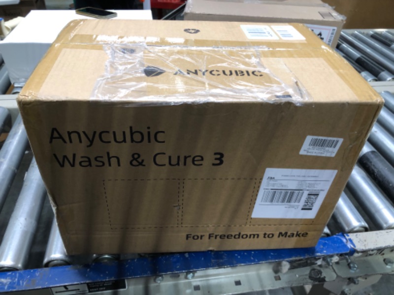 Photo 2 of ANYCUBIC Wash and Cure Station, Newest Upgraded 2 in 1 Wash and Cure 2.0 Machine for Mars Anycubic Photon S Photon Mono LCD SLA DLP 3D Printer Models UV Rotary Curing Resin Box