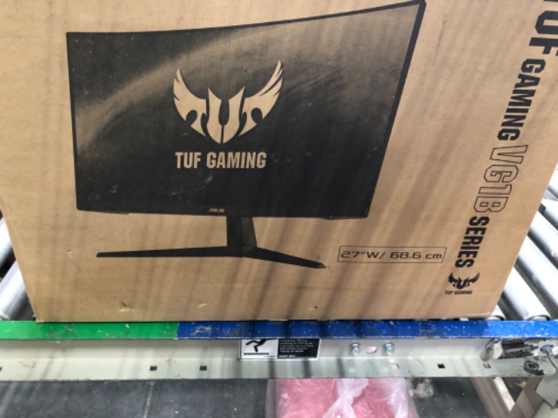 Photo 1 of ASUS 27" 1440P 165Hz 1ms Curved Gaming Monitor