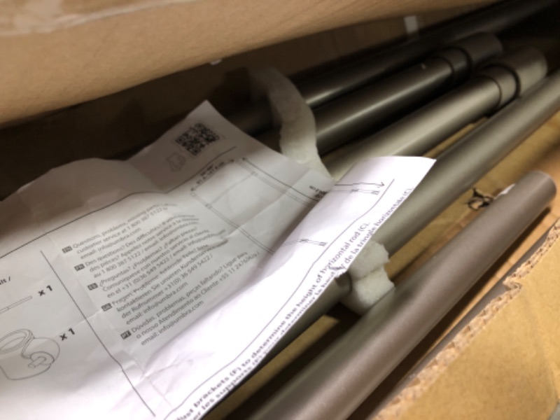 Photo 1 of 2 Pack Silver Curtain Rods for Windows 48 to 84 Inch(4-7ft),1" Diameter Heavy Duty Curtain Rods,Cylindrical End Cap Curtain Rod,Modern Adjustable Drapery Rods,Window Curtains Rod 48-84",Antique Silver 48-84"&2 pack Antique Silver