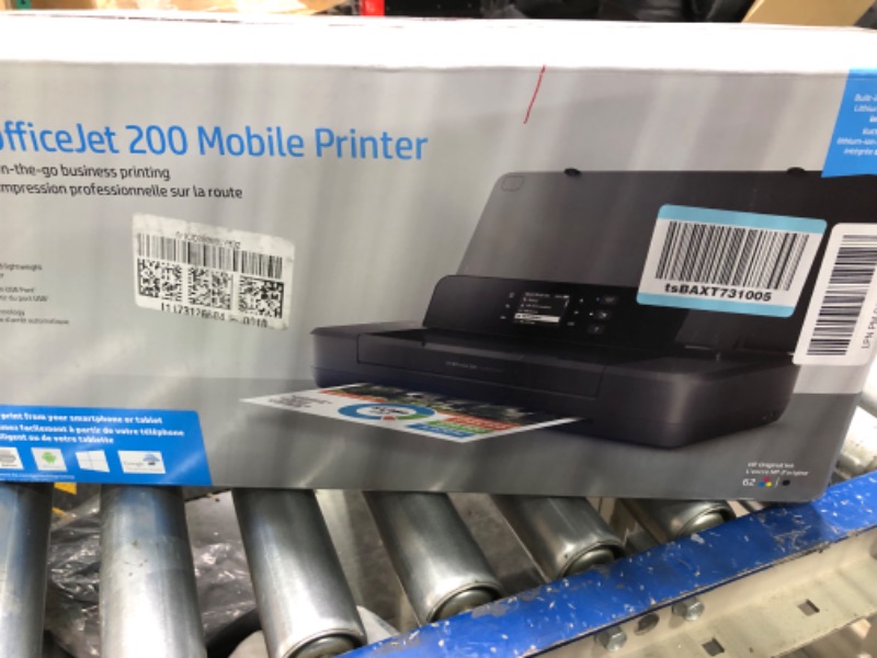 Photo 1 of HP OfficeJet 200 Portable Printer with Wireless & Mobile Printing (CZ993A) and XL Ink Cartridges - 4 Colors Printer + XL Ink