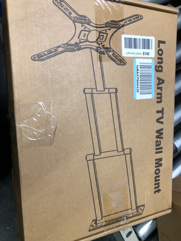 Photo 1 of ELIVED Long Arm TV Mount for Most 26-65 Inch TVs, Corner TV Mount with 37.4 inch Extension Arm, Swivel and Tilt Full Motion TV Bracket Max VESA 400x400mm, Holds up to 77 lbs.