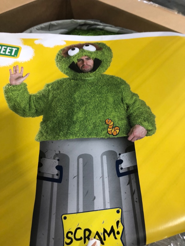 Photo 4 of Disguise Oscar The Grouch Adult Costume X-Large (42-46)