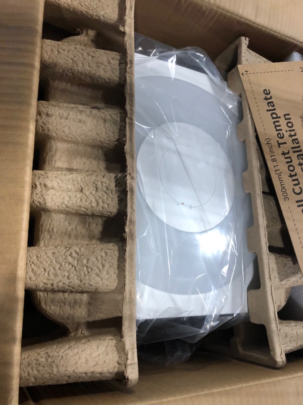 Photo 3 of **USED** OREiN Bathroom Exhaust Fan with Light, 40W Bathroom Fan with Humidity Sensor, 160 CFM 1.0 Sones Bathroom Vent Fan with Light For Home, 1500Lm LED Light 3000K/4000K/5000K Selectable & Nightlight, White