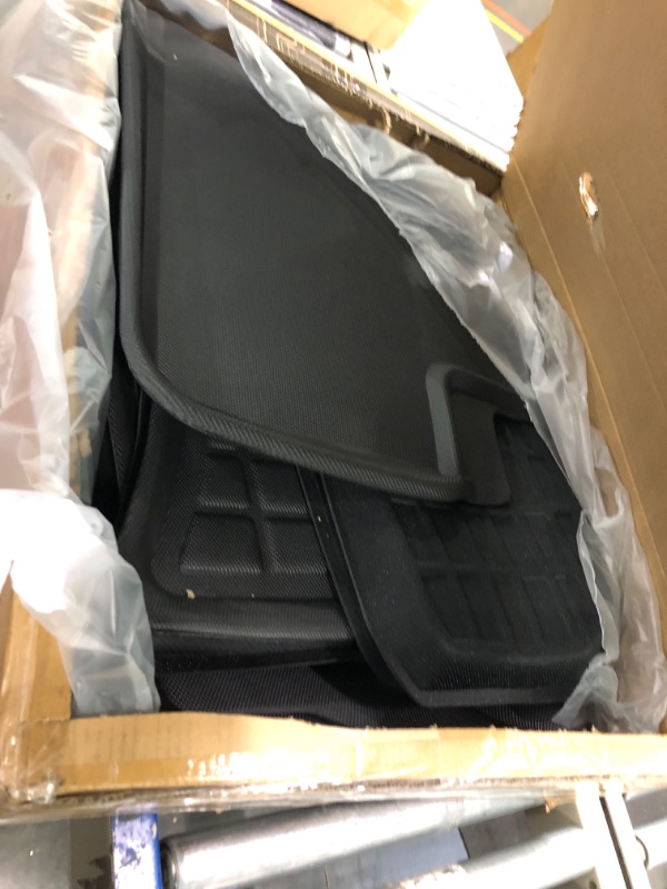 Photo 3 of ** MISSING PARTS ** TAPTES Floor Mats Full Set for Tesla Model Y Accessories 2023 2022 2021, XPE All Weather ,for Model Y Floor Mats 2021-2023 Front Rear Trunk Cargo Liner Mat,Waterproof Interior Accessories 5 Seater