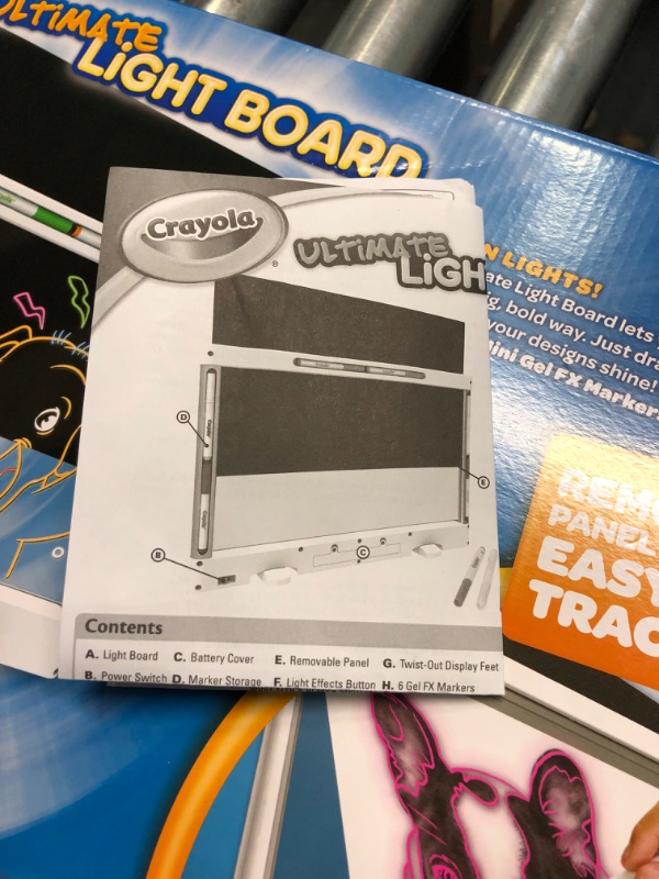 Photo 3 of **FOR PARTS*** Crayola 11.5&#34; x 18&#34; Ultimate Light Board