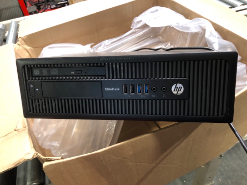 Photo 6 of HP EliteDesk 800 G1 SFF, Intel i5, 8GB RAM, 500GB HDD, Win10 Home (Renewed) &NIB Keyboard with mouse combo

