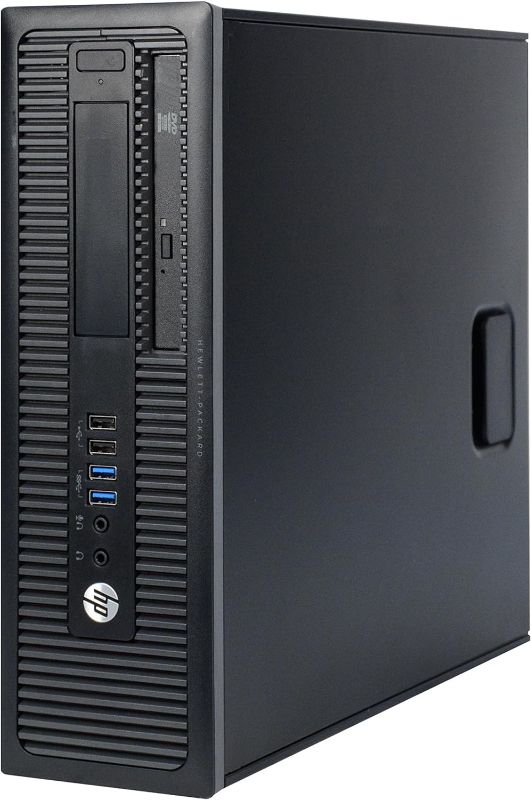 Photo 1 of HP EliteDesk 800 G1 SFF, Intel i5, 8GB RAM, 500GB HDD, Win10 Home (Renewed) &NIB Keyboard with mouse combo

