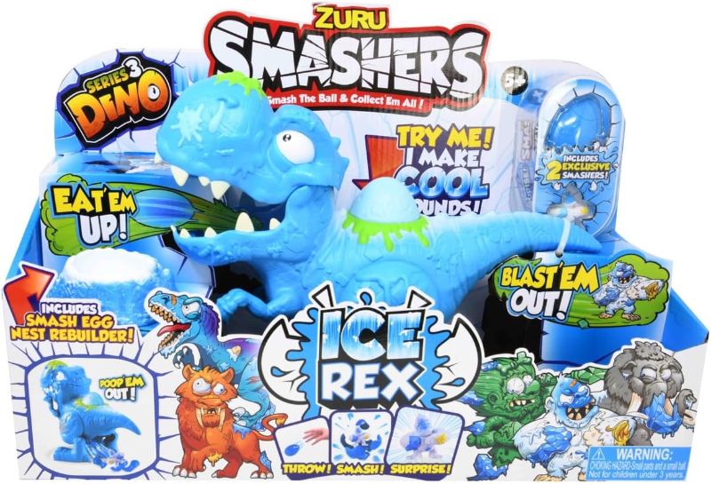 Photo 1 of  Smashers Dino Ice Age Ice Rex Playset by Zuru