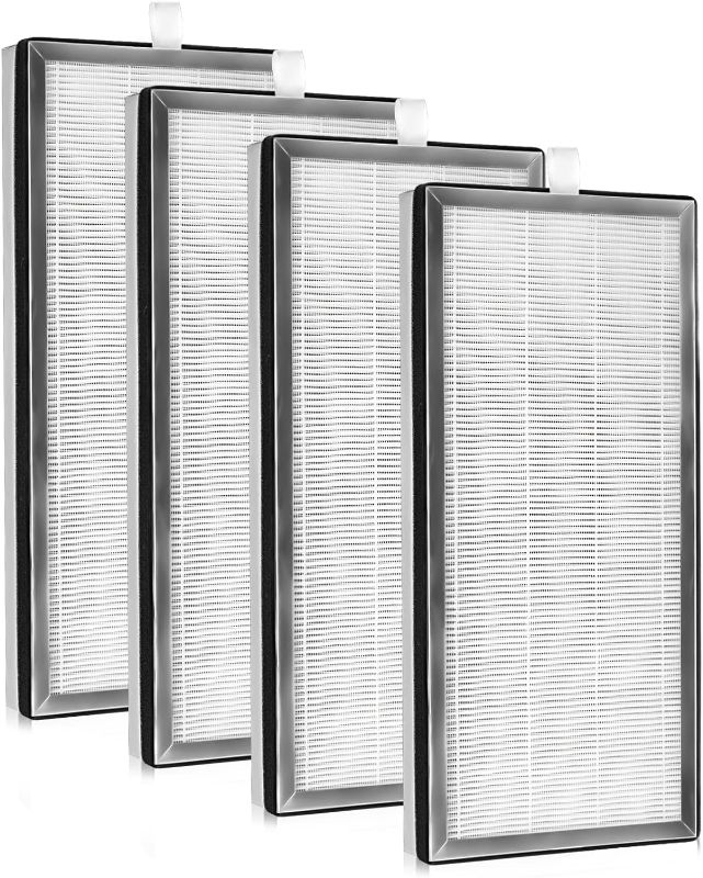 Photo 1 of 40 Replacement Filter H13 HEPA 40 Filter - Compatible with 40 3-in-1 Filters Contains High-Efficiency Activated Carbon Filter, 4 Pack 40 Filter