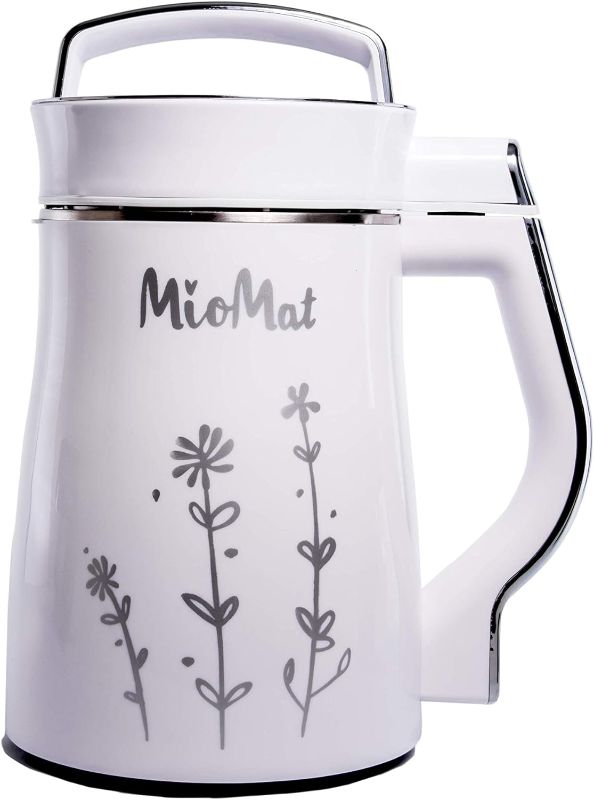 Photo 1 of MioMat 8in1 Plant-based Milk Maker | Soy Milk, Almond milk, Oat Milk, Rice Milk, Cashew Milk, Nut Milk| + Soups, Porridges and Smoothies | FREE Recipe Book | Self-Cleaning | Raw Milk Program | Stainless Steel