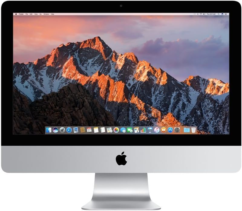 Photo 1 of  Apple iMac MNDY2LL/A 21.5 Inch, 3.0GHz Intel Core i5, 8GB RAM, 1TB HDD, Silver (Renewed), macOS High Sierra
