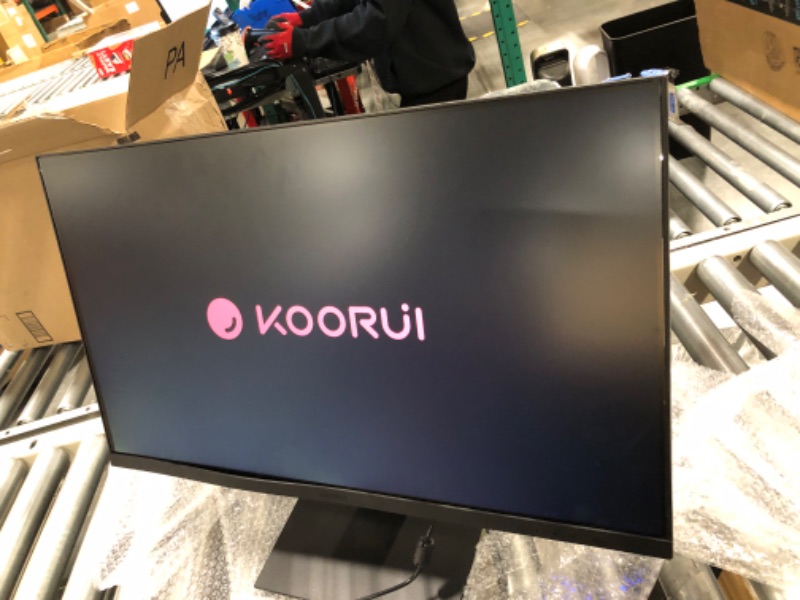 Photo 3 of KOORUI Monitor 21.5 Inch Gaming Monitor FHD 1080P/Full HD 100HZ PC Monitor VA Panel LCD Display with Speakers Adpitive sync (HDMI/VGA/VESA Compatible/Audio Terminal) S01 22in 100Hz S01