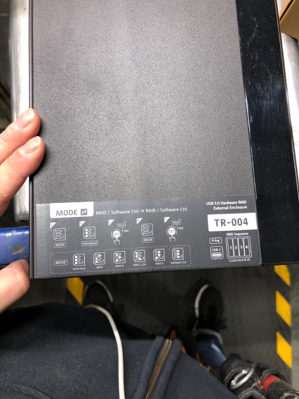 Photo 1 of QNAP 12TB 4-Bay USB 3.2 Gen 1 Type-C RAID 5 Array (4 x 4TB)