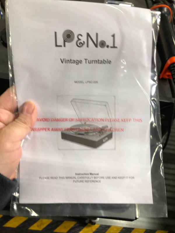 Photo 4 of LP&NO.1 Record Player Bluetooth Turntable with Built-in Speakers and USB Play&Recording Belt-Driven Vintage Phonograph Record Player 3 Speed for Entertainment and Home Decoration DarkBrown Wood