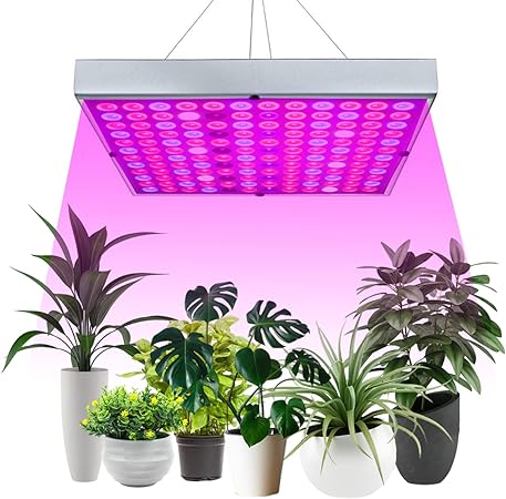 Photo 1 of Juhefa LED Grow Lights, Full Spectrum Grow Lamp with IR & UV LED Plant Lights for Indoor Plants,Micro Greens, Clones, Succulents, Seedlings, Panel Size 9.9x9.9 inch