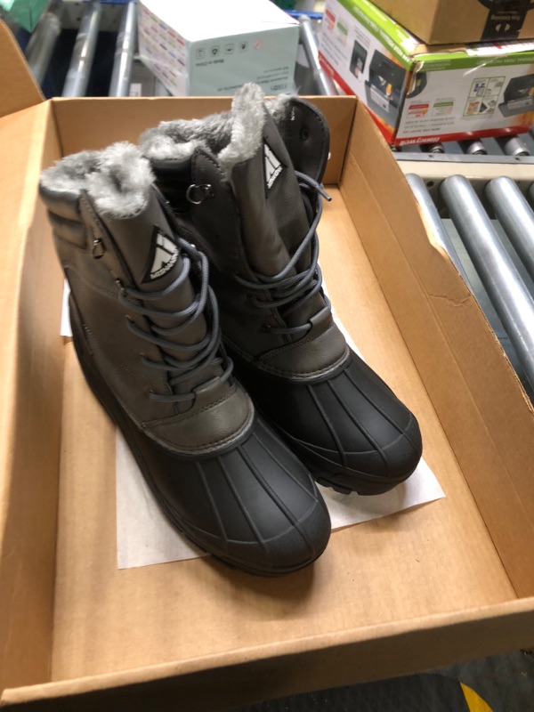 Photo 3 of **SIZE 12** USED** Mishansha Men's Snow Boots Waterproof Winter Boots Outdoor Duck Boots US Men 7-12