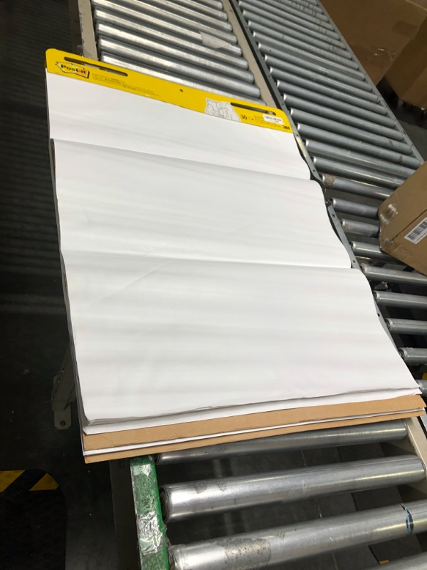 Photo 1 of Post-it Super Sticky Easel Pad, 25 in x 30 in, White, 30 Sheets/Pad, 2 Pad/Pack, Large White Premium Self Stick Flip Chart Paper, Super Sticking Power (559)
