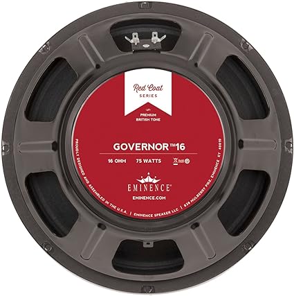 Photo 1 of EMINENCE RED COAT THE GOVERNOR 16 - 12&QUOT; GUITAR SPEAKER