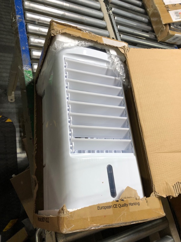 Photo 3 of ** MISSING ICE PACK AND NEEDS NEW LID** Evaporative Air Cooler, BALKO 3-IN-1 Windowless Portable Air Conditioner, 4 Modes & 3 Speeds Personal Swamp Cooler w/Humidifier, 12H Timer & Remote, 65° Oscillating Evaporative Cooler for Room Home White