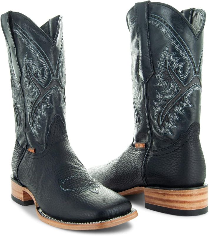 Photo 1 of Soto Boots Men's Broad Square Toe Cowboy Boots H8003