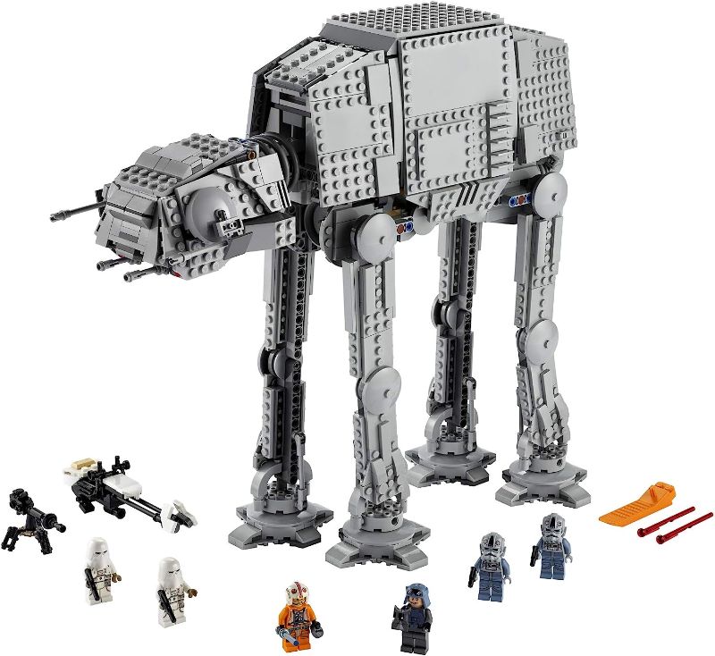Photo 1 of ** NOT COMPLETE SET** LEGO Star Wars at-at Walker 75288 Building Toy, 40th Anniversary Collectible Figure Set, Room Décor, Gift Idea for Kids