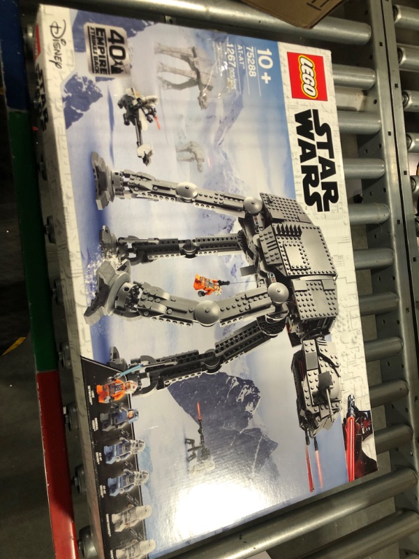 Photo 3 of ** NOT COMPLETE SET** LEGO Star Wars at-at Walker 75288 Building Toy, 40th Anniversary Collectible Figure Set, Room Décor, Gift Idea for Kids
