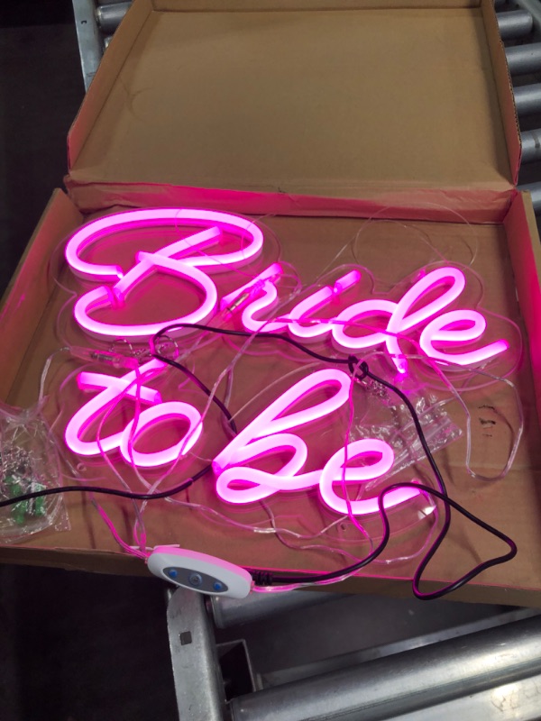 Photo 1 of Bride to be LED sign