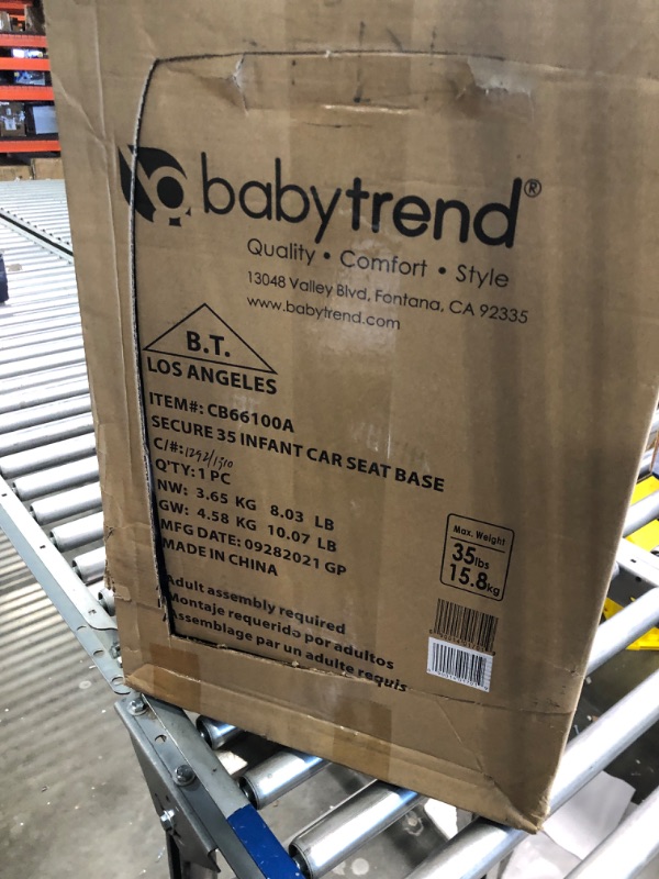 Photo 1 of Baby Trend Secure 35 Infant Car Seat Base, Black