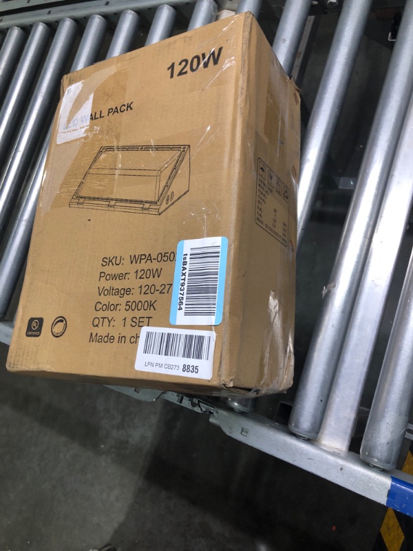 Photo 1 of 120W LED Wall Pack Light with Dusk-to-Dawn Sensor,16200lm 5000K Daylight Commercial Security Lighting