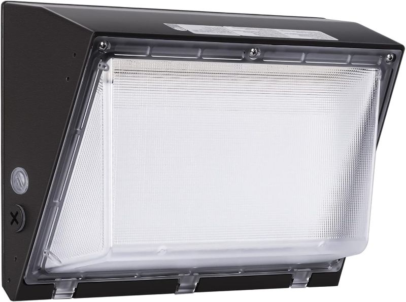 Photo 1 of 120W LED Wall Pack Light with Dusk-to-Dawn Sensor,16200lm 5000K Daylight Commercial Security Lighting