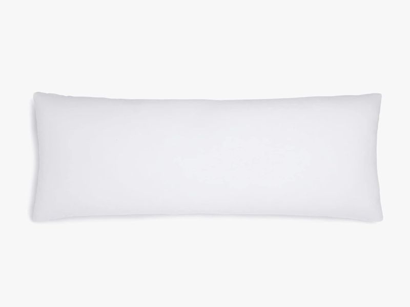 Photo 1 of White Goose Feather and Down Body Pillow