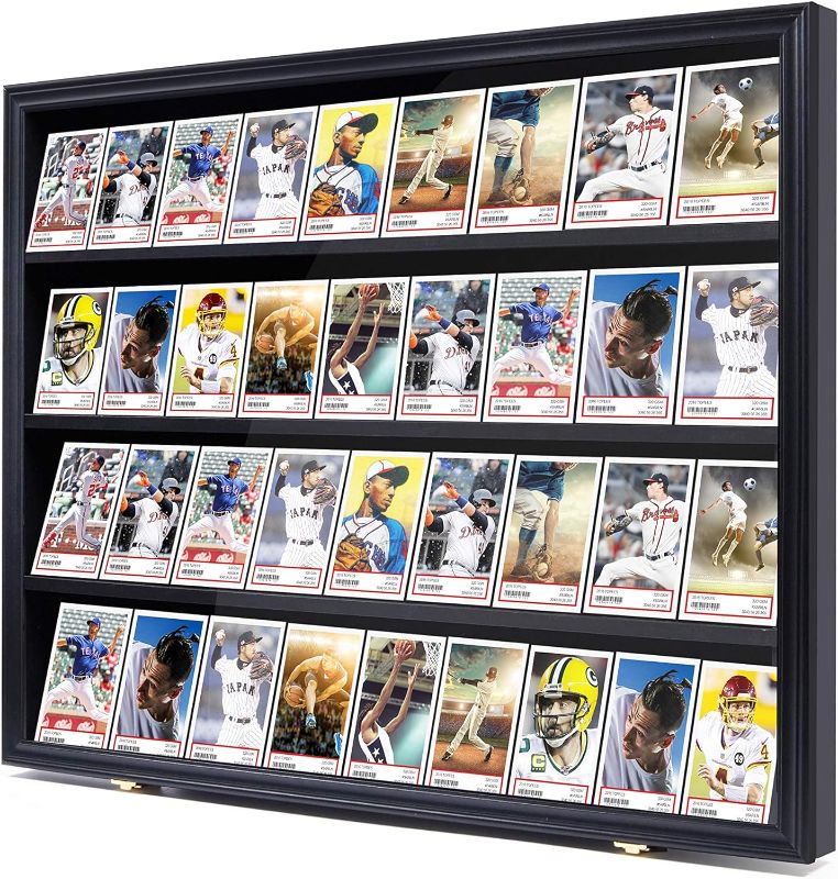 Photo 1 of **NEEDS A NEW BACK PIECE** Sports Card Display Case unknown size