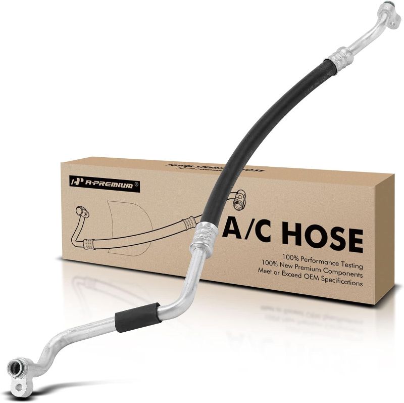 Photo 1 of A-Premium A/C Discharge Line Hose Assembly Compatible with Chevrolet, GMC Models - Silverado Sierra Suburban Tahoe Yukon & More, Compressor to Condenser