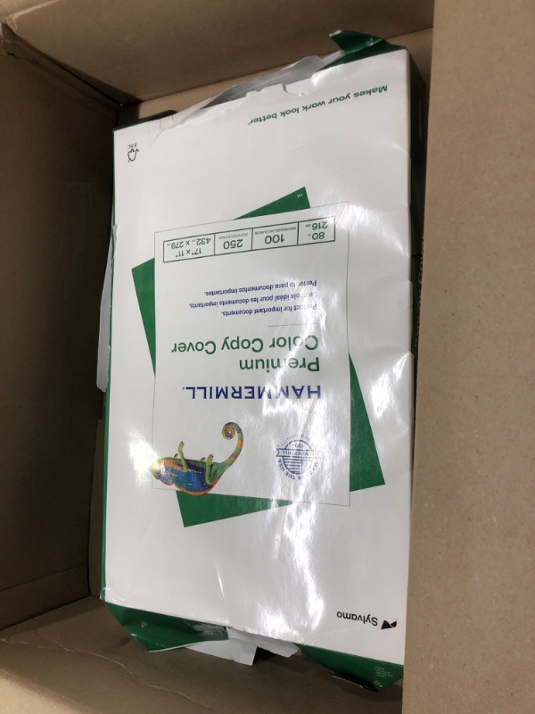Photo 1 of Hammermill Cardstock, Premium Color Copy, 80 lb, 11 x 17-1 Pack (250 Sheets) - 100 Bright, Made in the USA Card Stock, 120037R , White 1 Pack | 250 Sheets 17x11