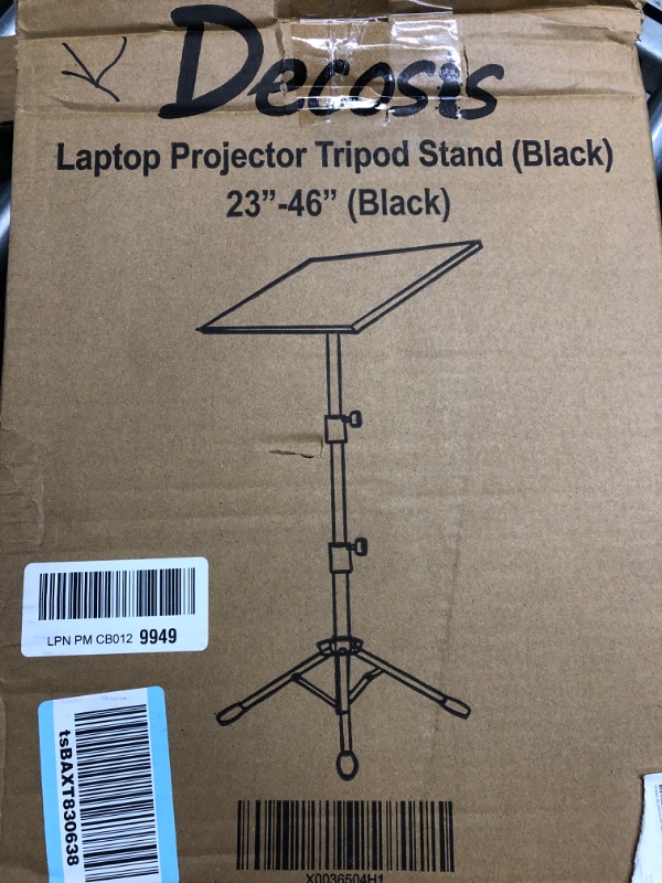 Photo 4 of Laptop Projector Tripod Stand (Black) 23"-46" (Black)