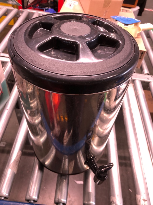 Photo 1 of **NEEDS CLEANED** Insulated Milk Tea Bucket, Stainless Steel Insulated Barrel for the Cafeteria Cafe Shop for Guests to Drink, Insulation and Cold, Stylish Beautiful, Bring a Good Experience for You and Your Guests
