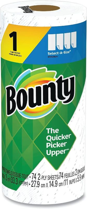 Photo 1 of Bounty - Paper Towels - Select-A-Size Paper Towels - 2-Ply - Paper 16 pack