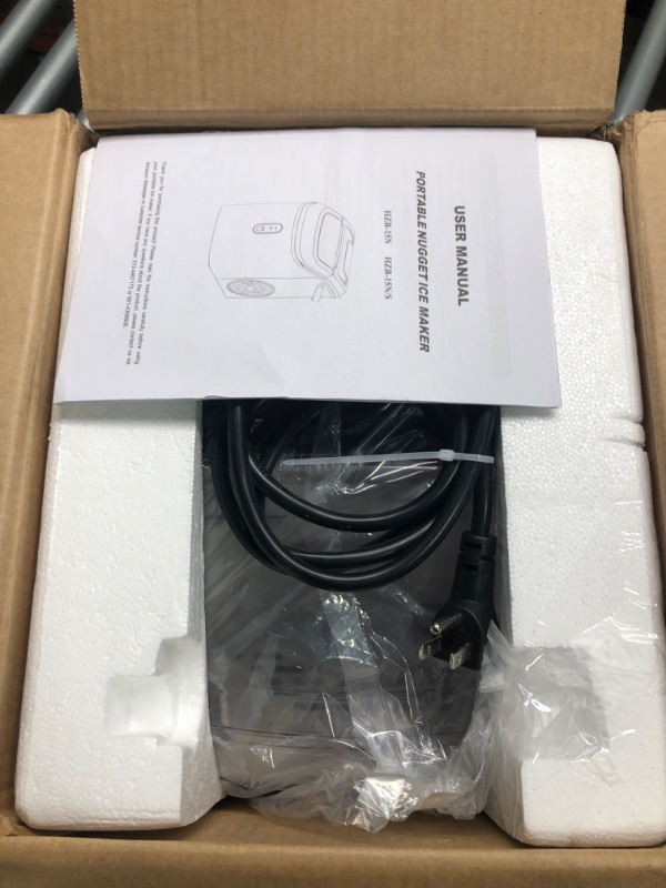 Photo 1 of *Brand New* Nugget Countertop Ice Maker with Soft Chewable Ice, 34Lbs/24H, Pebble Portable Ice Machine with Ice Scoop, Self-Cleaning, One-Click Operation, for Kitchen,Office Stainless Steel Silver 34Lbs/24H Stainless Steel Silver 1