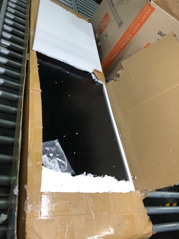 Photo 1 of Panana Kitchen Buffet Server Table Accent Sideboard Cupboard Server Buffet Console Table with Doors Cabinet (49inch, Black) 49inch Black