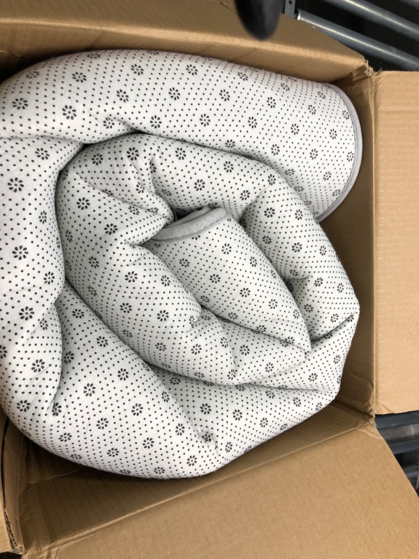 Photo 1 of 72?80 Inch White Final Backing Cloth – Non Slip White Vinyl Cloth Primary Tufting Cloth Backing Fabric with Plum Blossom Pattern Tufting Fabric Rug Backing for Tufting Rug Making Supplies