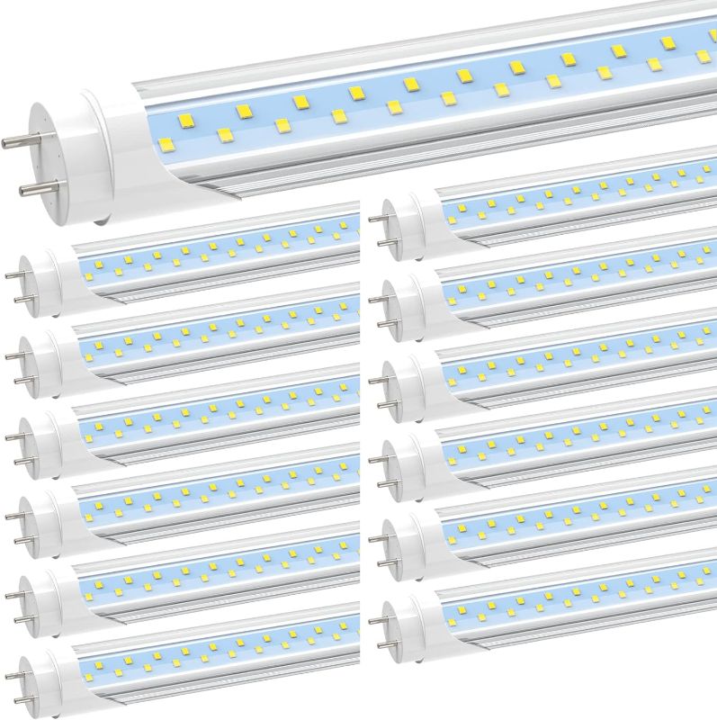 Photo 1 of JESLED 28W V Shape 4FT T8 LED Tubes Ballast Bypass 12 pk
