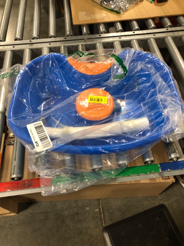 Photo 1 of Bedside Shampoo Basins,Shampoo Basin,Portable Hair Washing Hair Washing Basin with Head Cushion and Retrachable Hose-for Bedridden
