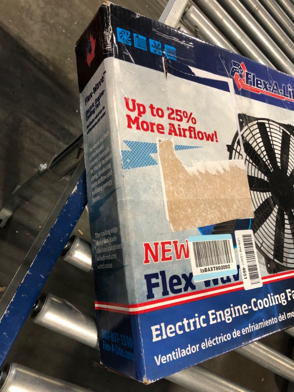 Photo 2 of Flex-a-lite Flex-Wave Reversible Electric Fan, 16" (236)